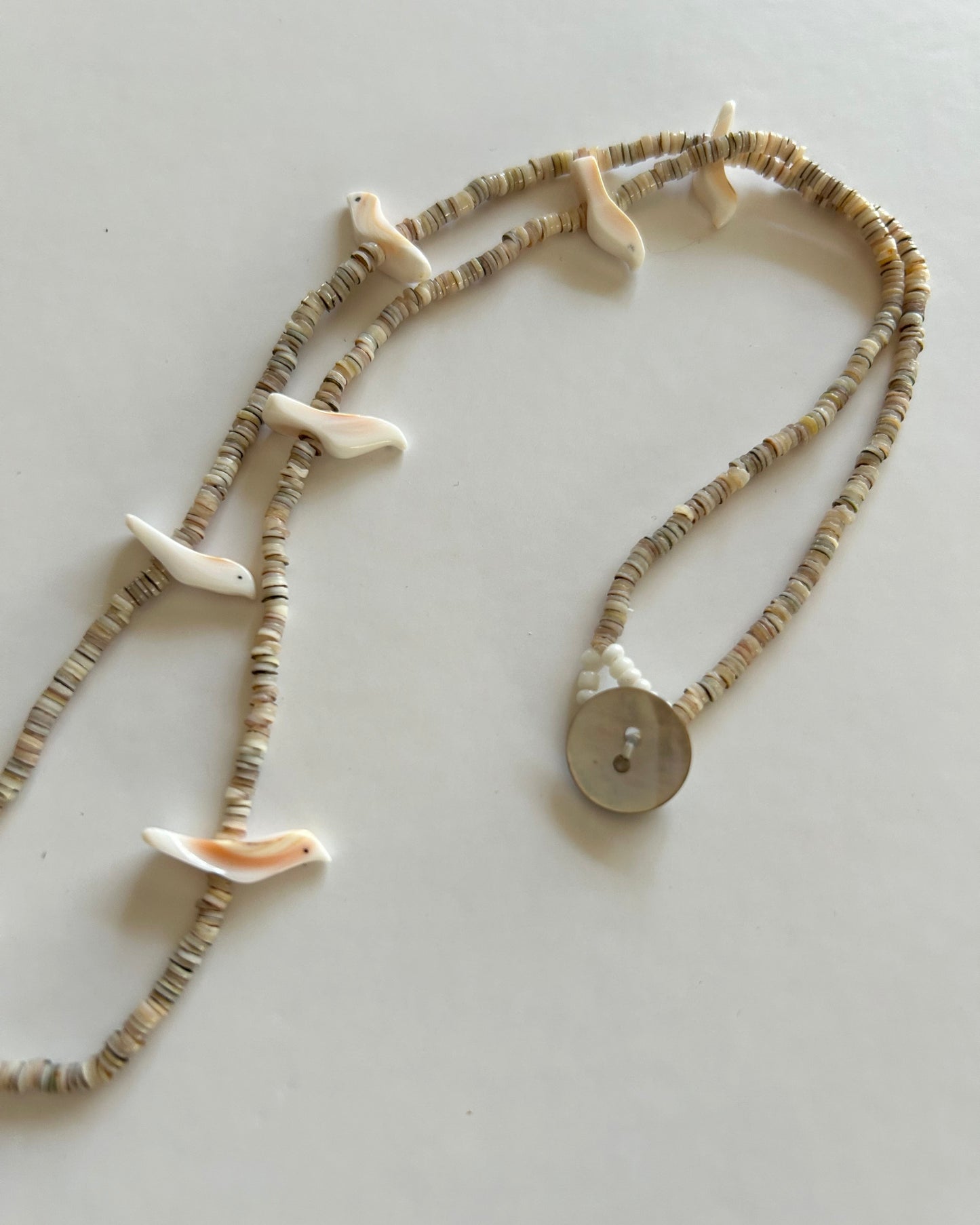 Shell Beads: Bird