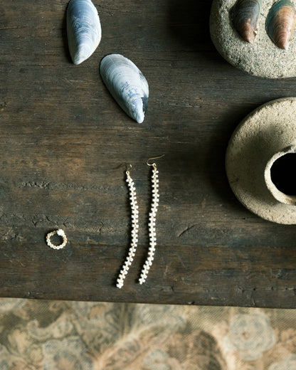 Shell Long Earrings