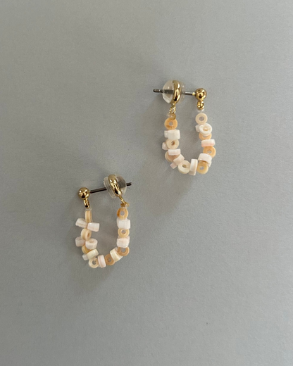 Shell Hoop Earrings